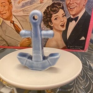 Ring Holder / Ceramic Jewelry Dish or Trinket Tray| Starfish | Nautical